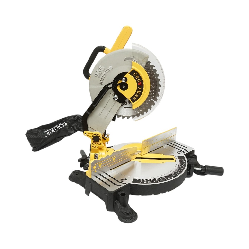 Fierastrau circular stationar 1850W, 220V, disc 255mm 40T, taiere inclinata 45°, 4200rpm Crownman