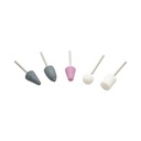 Set 5 pietre slefuire cu tija 3mm Crownman
