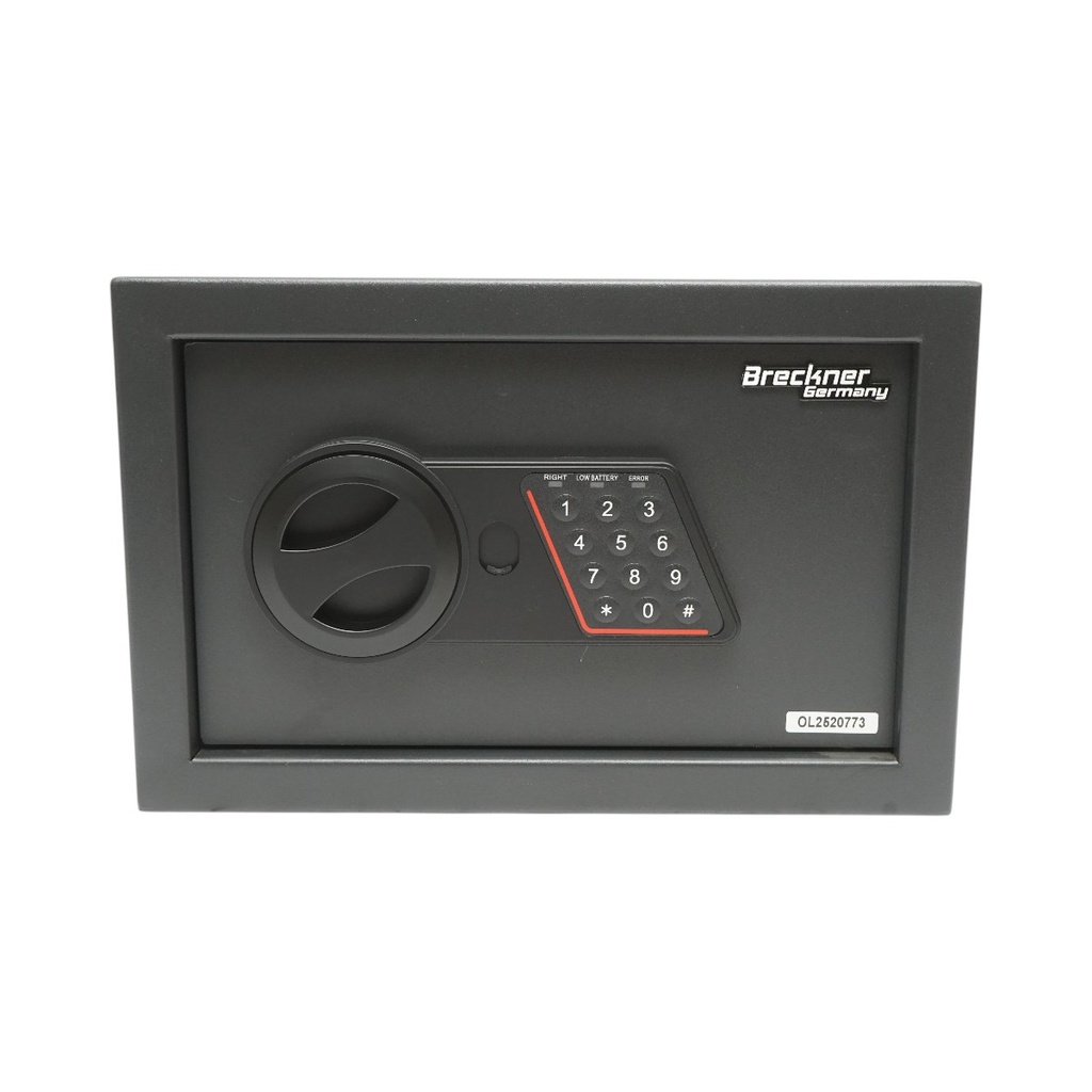 Seif mobila cu inchidere electronica si 2 chei 310x200x200mm
