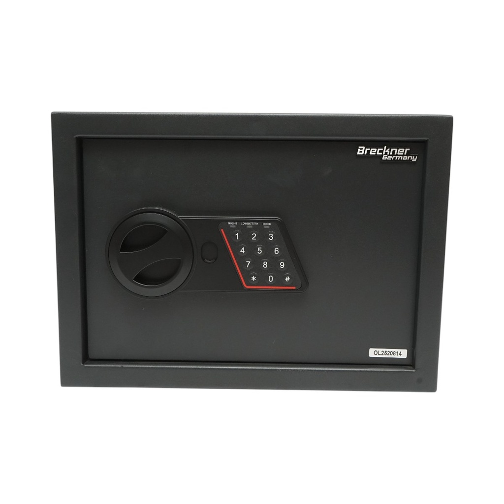 Seif mobila cu inchidere electronica si 2 chei 350x250x250mm