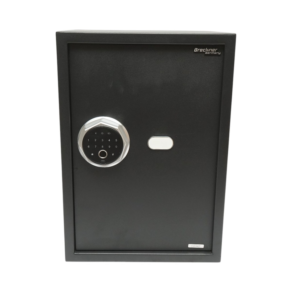 Seif mobila cu amprenta, alarma, inchidere electronica si 2 chei 500x350x310mm