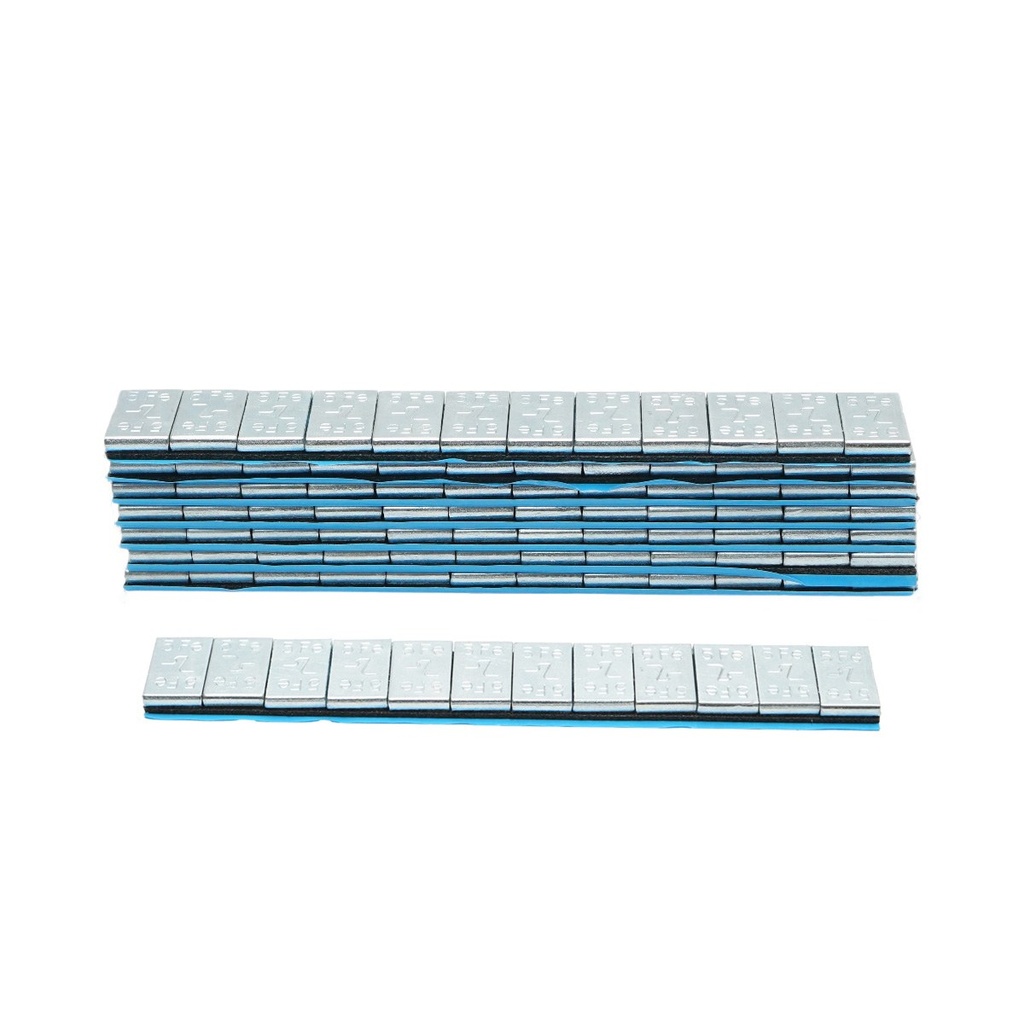 Contragreutati autoadezive zincate echilibrare roti Fe 60g (5gx12 buc) 100 benzi/cutie