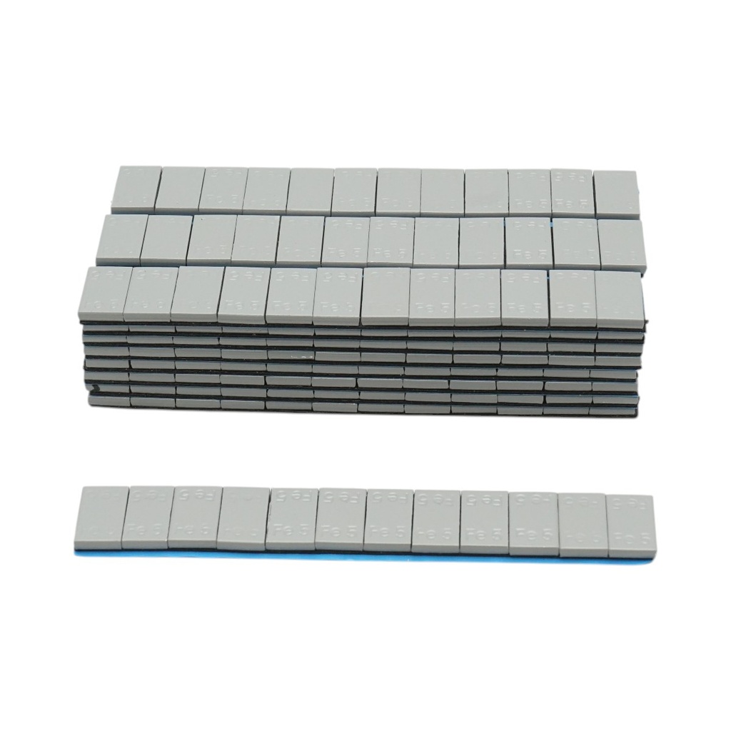 Contragreutati autoadezive gri inchis echilibrare roti Fe 60g (5gx12 buc) 100 benzi/cutie