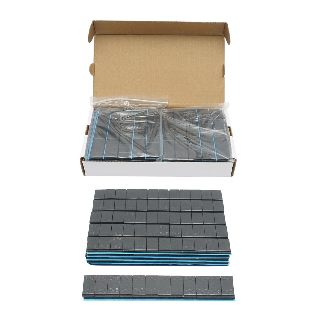 Contragreutati autoadezive negre echilibrare roti Fe 60g (5gx12 buc) 100 benzi/cutie