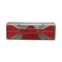 Lampa stop spate stanga LED camion 24V, 7 pini ASS2.1 E-mark cu iluminare numar 400x153x88mm