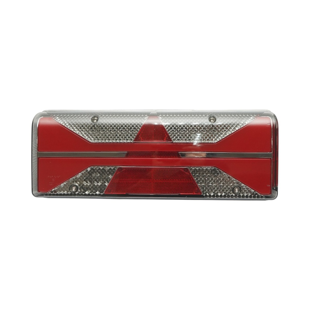 Lampa stop spate dreapta LED camion 24V, 7 pini ASS2.1 E-mark cu iluminare numar 400x153x88mm