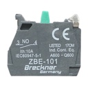 Bloc contact auxiliar 1NO, 24V/10A 22mm LAY5