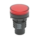Indicator semnalizare LED rosu 24V AC/DC 30mm
