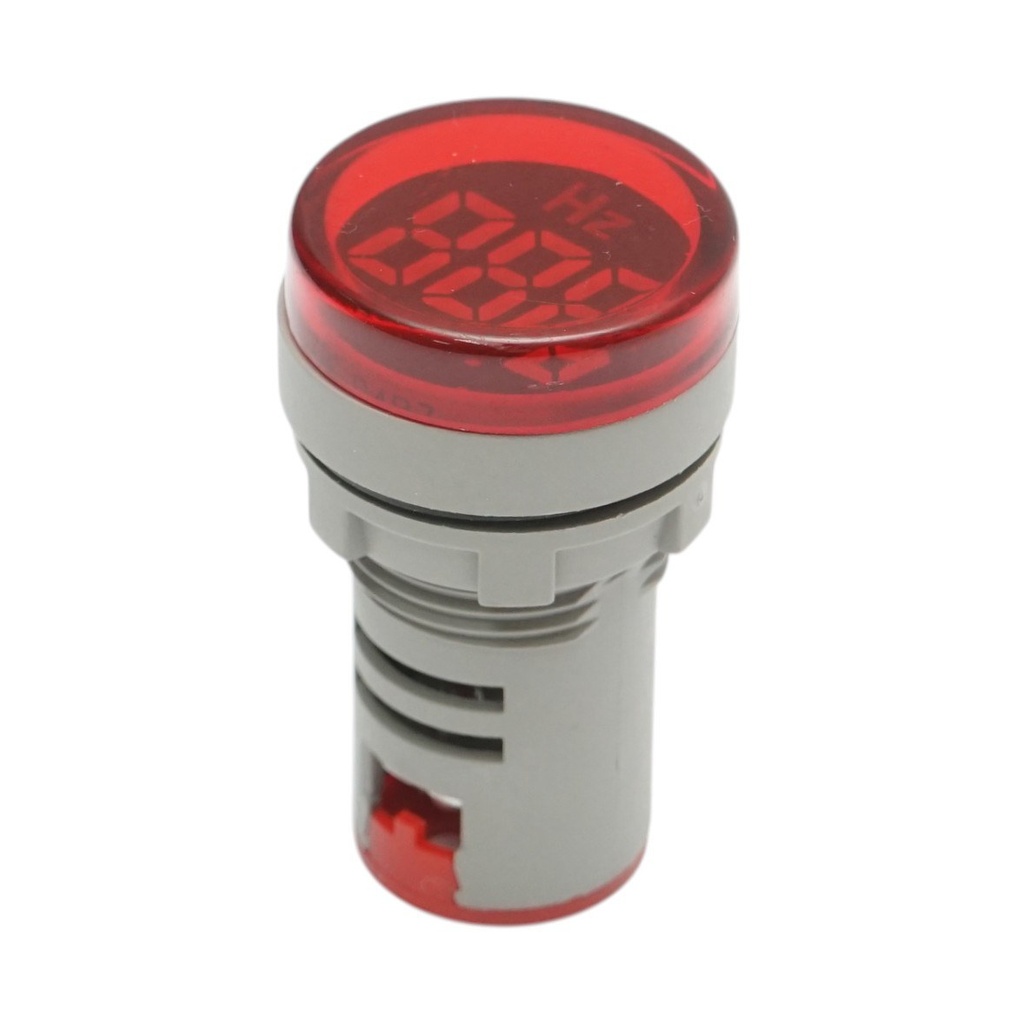 Indicator digital frecventa ampermetru LED rosu 0-99Hz Ø 22mm