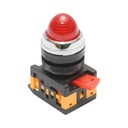 Lampa semnalizare LED rosie 220V AC 22mm