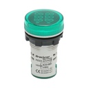 Indicator voltmetru si frecventa LED verde 0-99Hz/50-500V AC