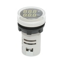 Indicator voltmetru si frecventa LED alb 0-99Hz/50-500V AC