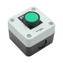 Carcasa buton comanda START verde cu revenire 1NO