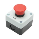 Carcasa buton comanda oprire de urgenta rosu tip ciuperca cu revenire 1NC 40mm
