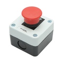 Carcasa buton comanda STOP rosu tip ciuperca cu revenire 1NC 40mm