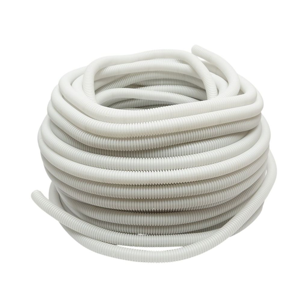 Tub flexibil copex 20mm fara fir, polietilena HDPE, 320N gri 50m/rola