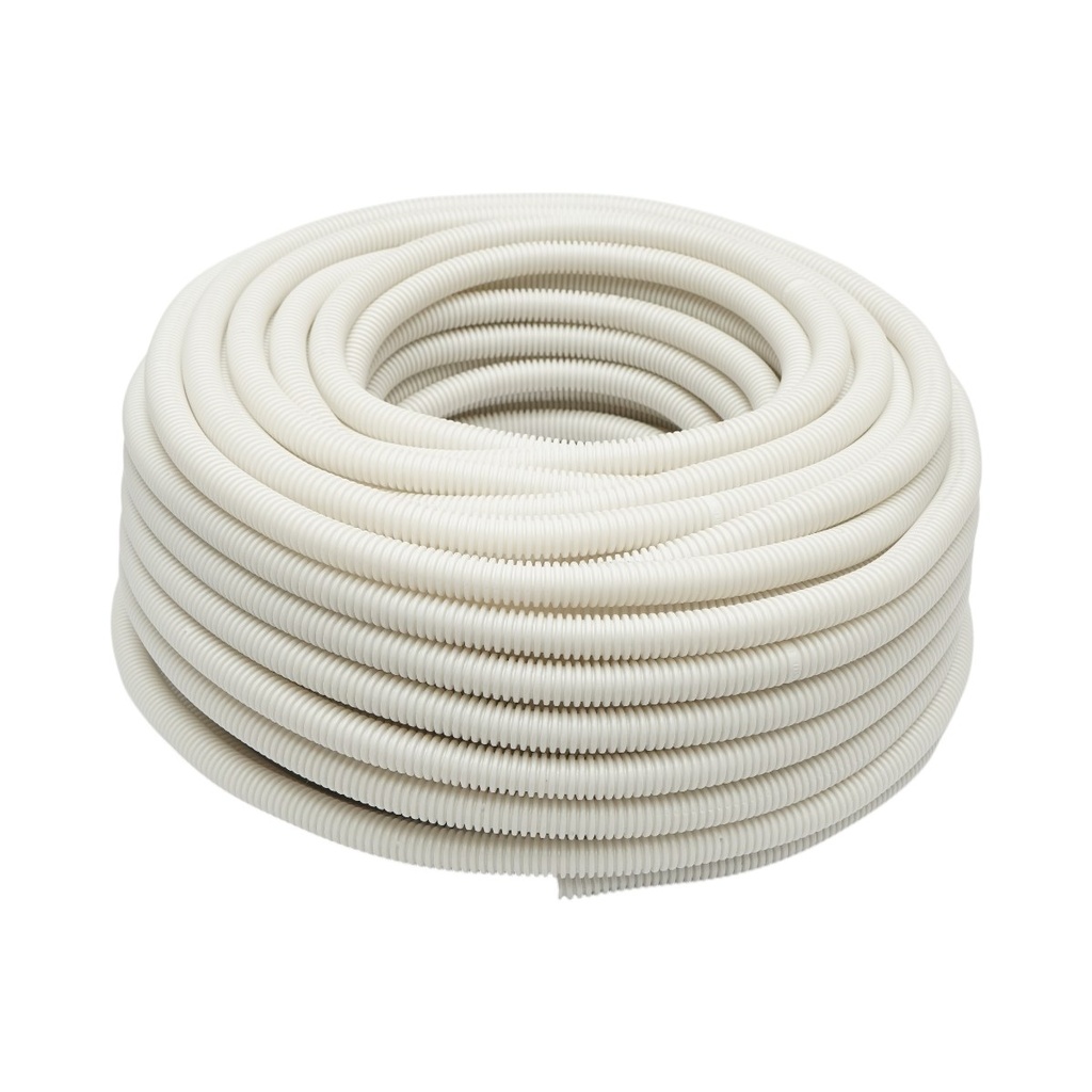 Tub flexibil copex 16mm fara fir, ignifug din polietilena HDPE, 320N gri 50m/rola