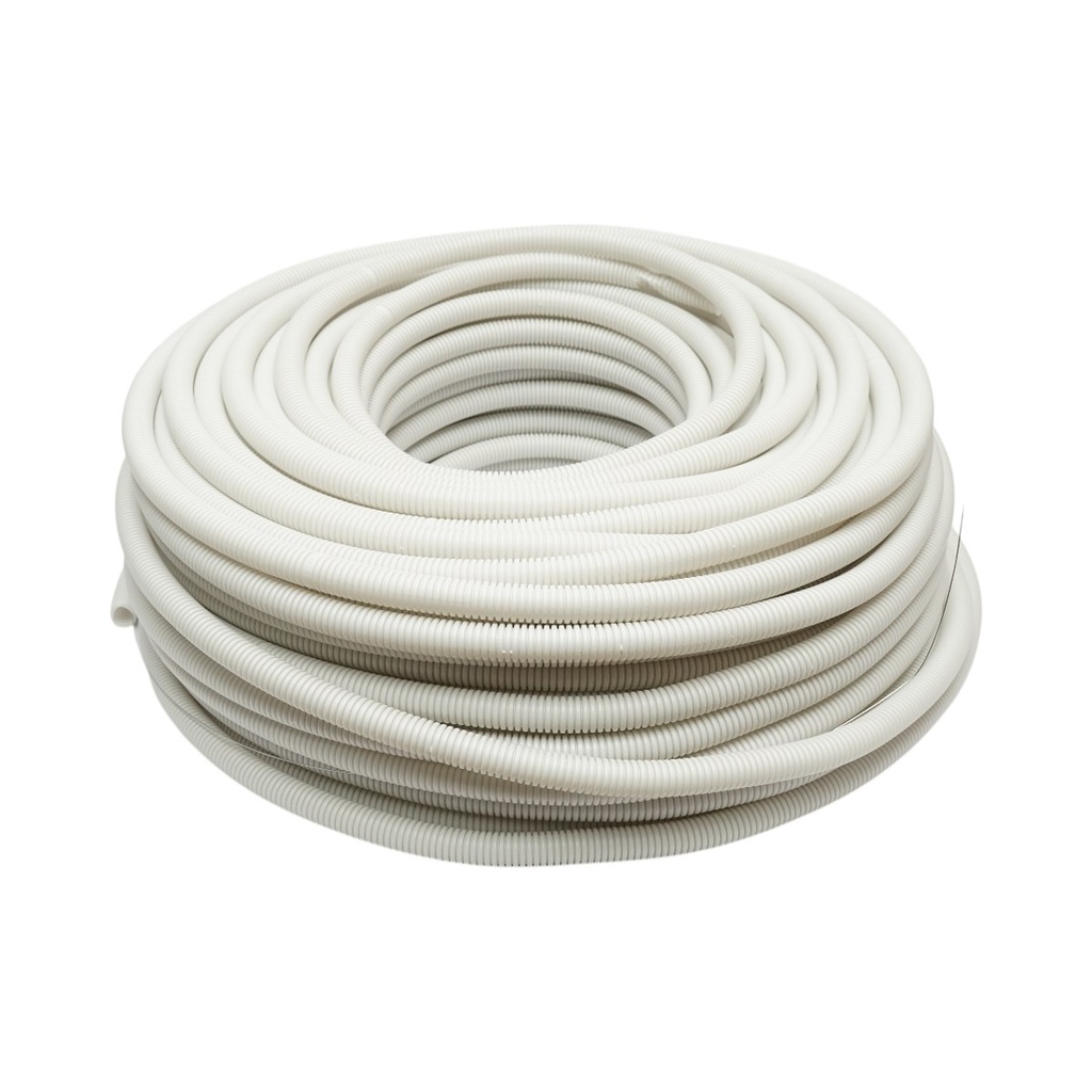 Tub flexibil copex 20mm cu fir, ignifug din polietilena HDPE, 320N gri 100m/rola