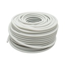 Tub flexibil copex 16mm cu fir, polietilena HDPE, 750N gri 100m/rola