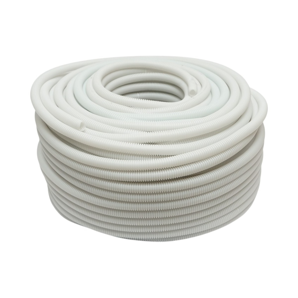 Tub flexibil copex 16mm fara fir, polietilena HDPE, 320N gri 100m/rola