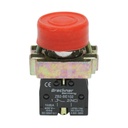 Buton comanda rosu cu capac protectie IP65, 1NC, 400V/10A, LAY5