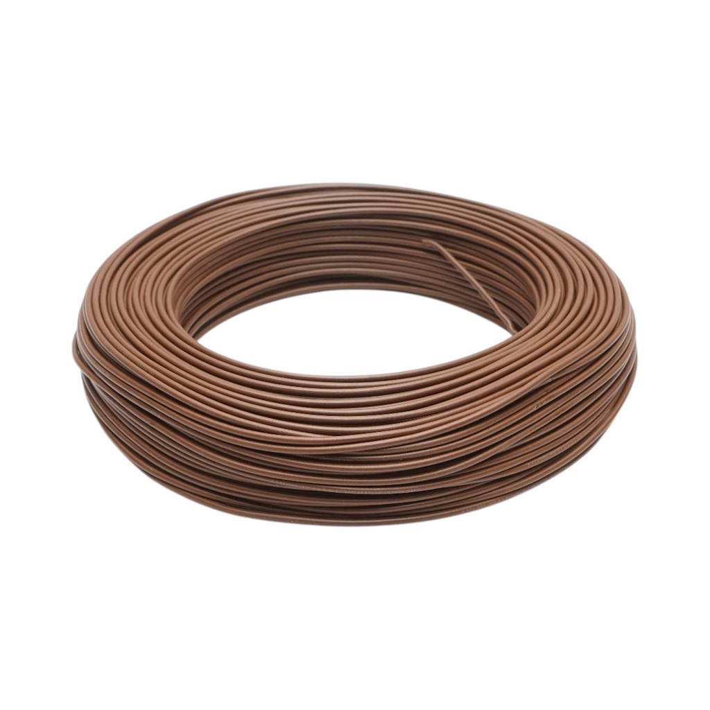 Cablu electric cupru 1.5mm maro MYF H07V-K, izolatie PVC 450/750V 100m/rola