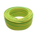 Cablu impamantare cupru 6mm galben-verde MYF H07V-K, izolatie PVC 450/750V 100m/rola
