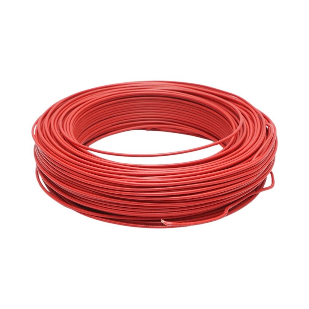 Cablu electric cupru 1.5mm rosu FY H07V-U, izolatie PVC 450/750V 100m/rola