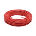 Cablu electric cupru 1.5mm rosu FY H07V-U, izolatie PVC 450/750V 100m/rola