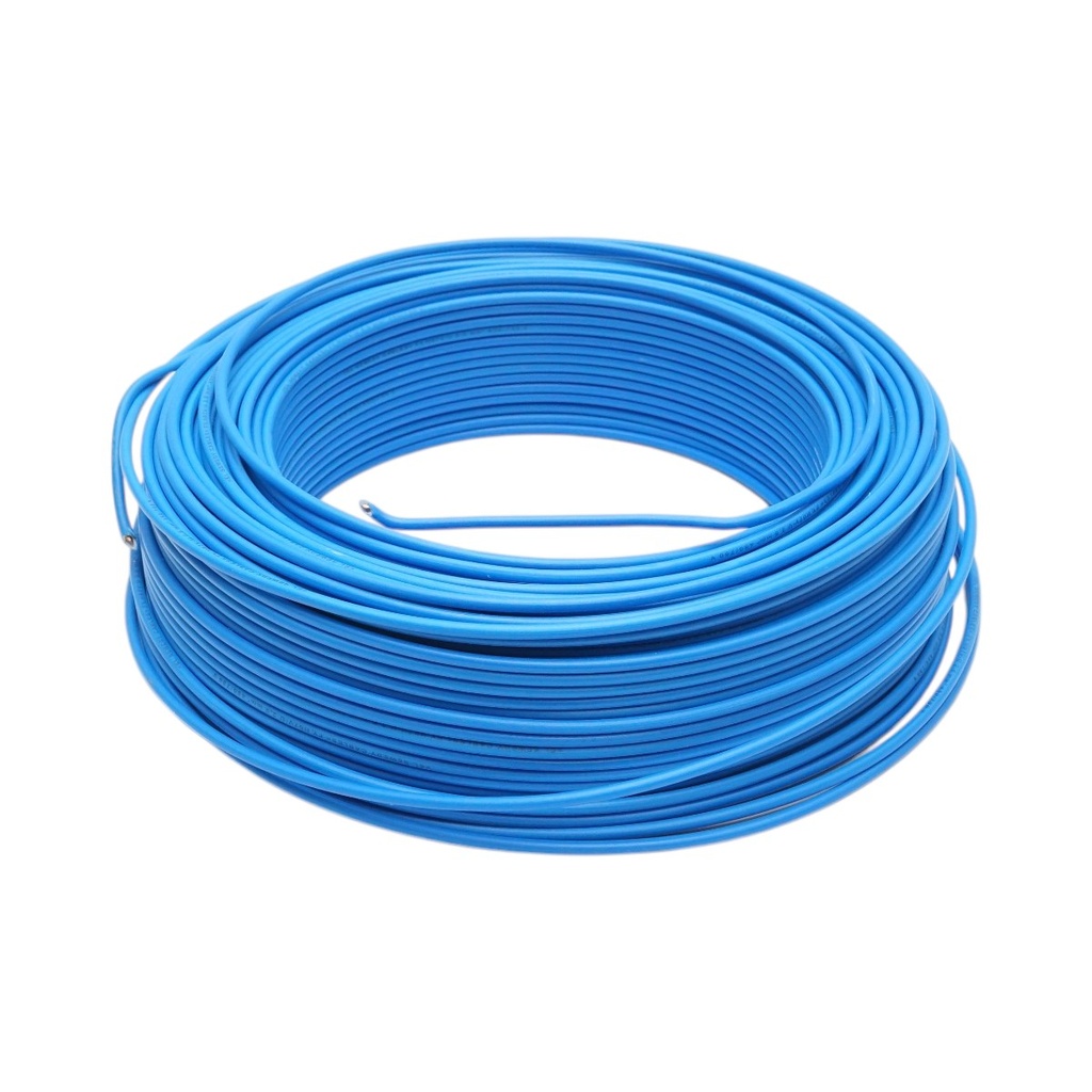 Cablu electric cupru 2.5mm albastru FY H07V-U, izolatie PVC 450/750V 100m/rola