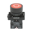 Buton comanda STOP rosu cu revenire 1NC, 400V/10A, LAY5