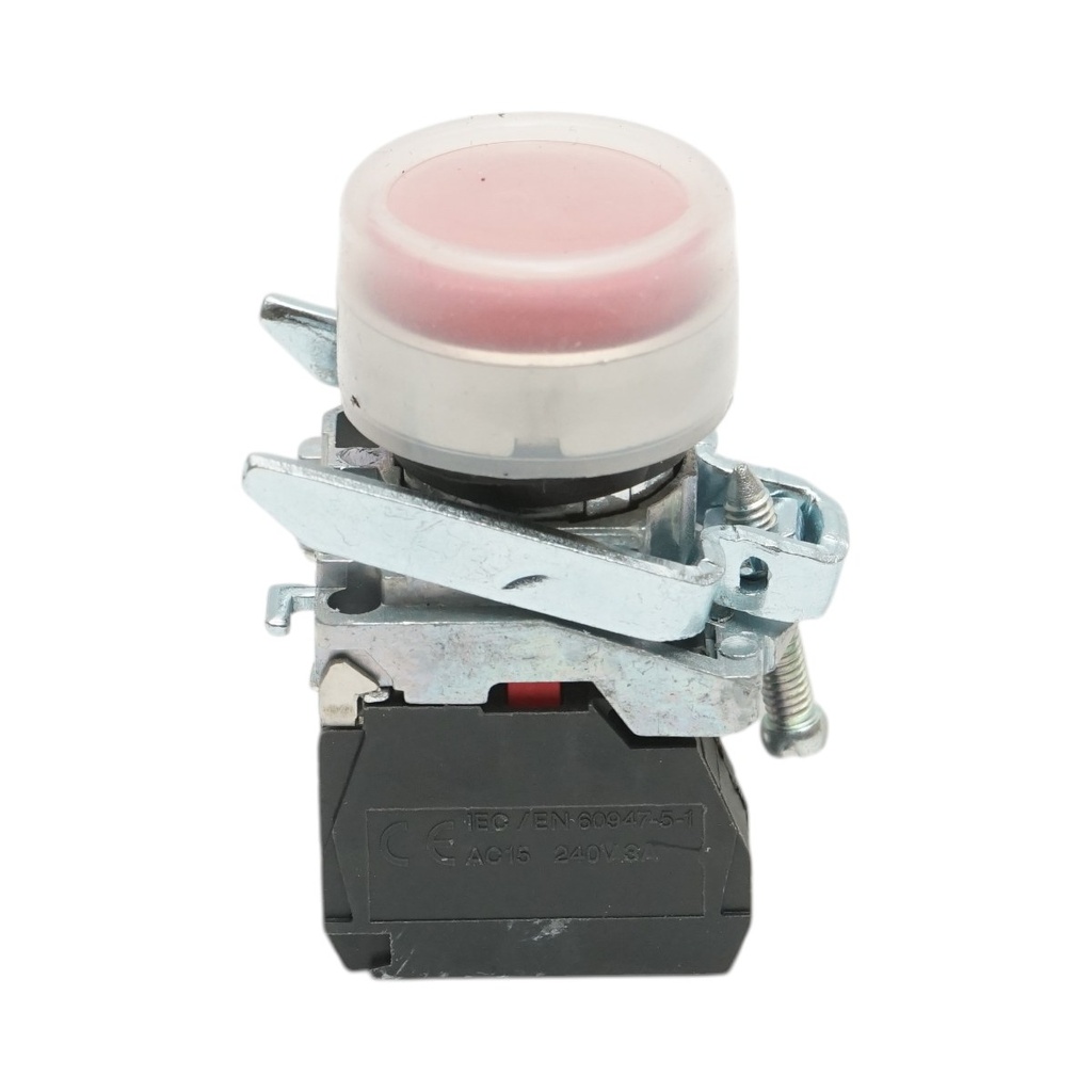 Buton comanda rosu cu capac protectie IP65 1NC, 40mm TB4-BP42