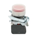 Buton comanda rosu cu capac protectie IP65 1NC, 40mm TB4-BP42
