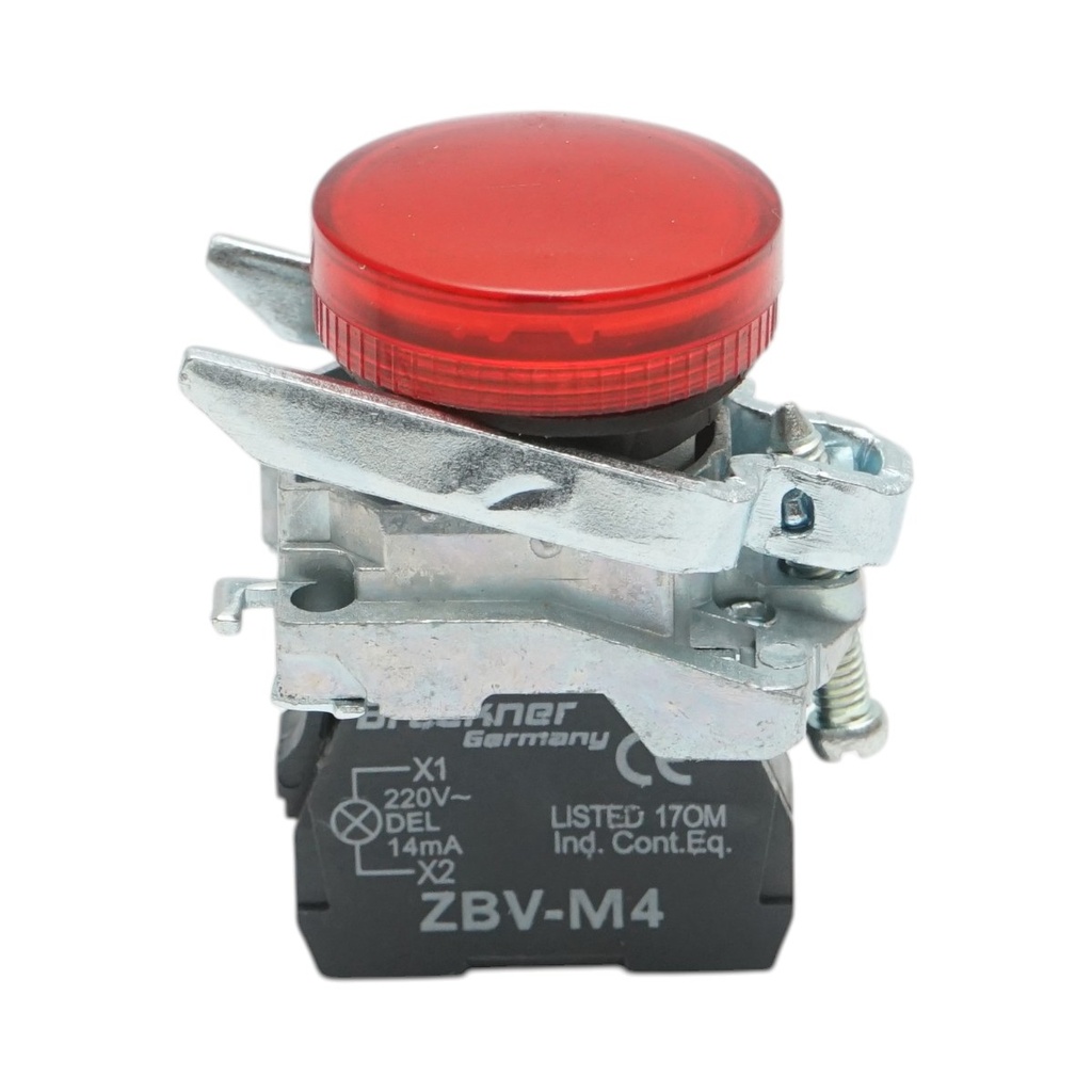 Indicator semnalizare LED rosu 220V, 14mA, TB4