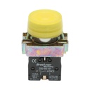 Buton comanda galben cu capac protectie IP65, 1NO, 400V/10A, LAY5