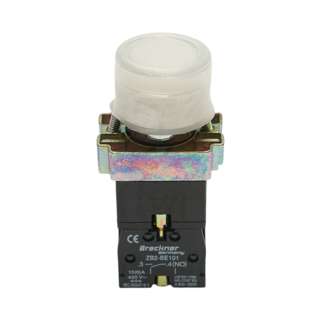 Lampa semnalizare alba cu alimentare directa si protectie 1NO, 220V, IP65, LAY5
