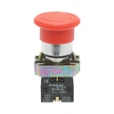 Buton comanda oprire de urgenta rosu cu deblocare prin rasucire 40mm, 1NC, 400V/10A, LAY5