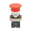 Buton comanda oprire de urgenta rosu 40mm, 1NO+1NC, 400V/10A, LAY5