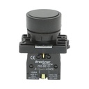 Buton comanda cu revenire negru 1NO+1NC, 400V/10A LAY5