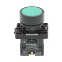 Buton comanda cu revenire verde 1NO+1NC, 400V/10A LAY5