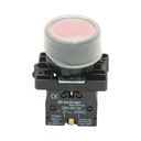 Buton comanda rosu cu capac protectie 1NC, 400V/10A, LAY5-EP42, IP65