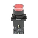 Buton indicator LED rosu cu rezistenta integrata 1NC, 24V LAY5