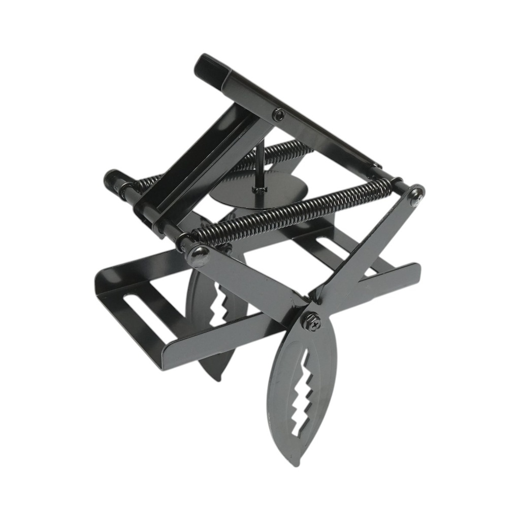 Capcana otel tip cleste cu falci zimtate pentru cartite, popandai si soareci de camp 30x15x20cm