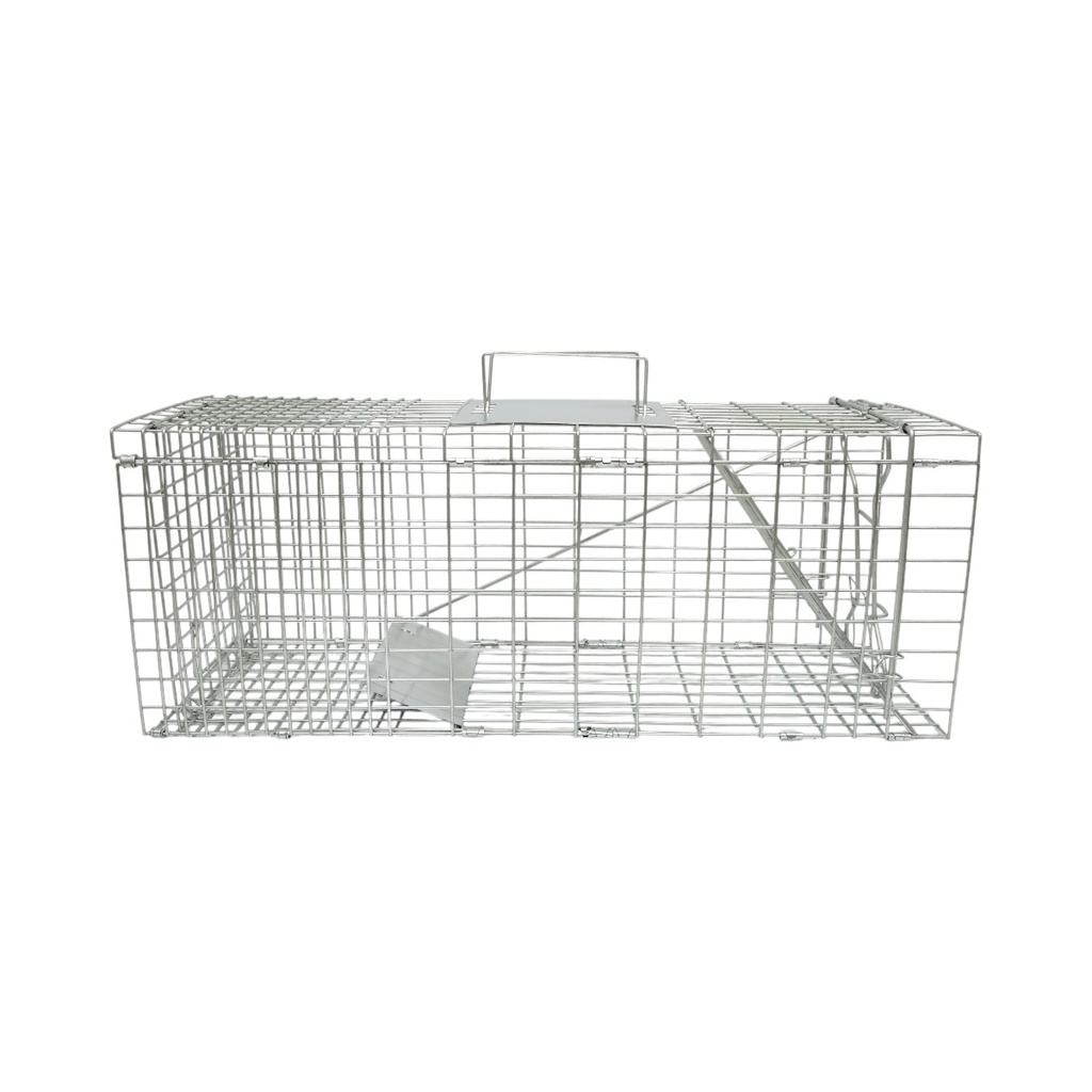 Capcana animale salbatice tip colivie robusta metalica 66x25x25cm