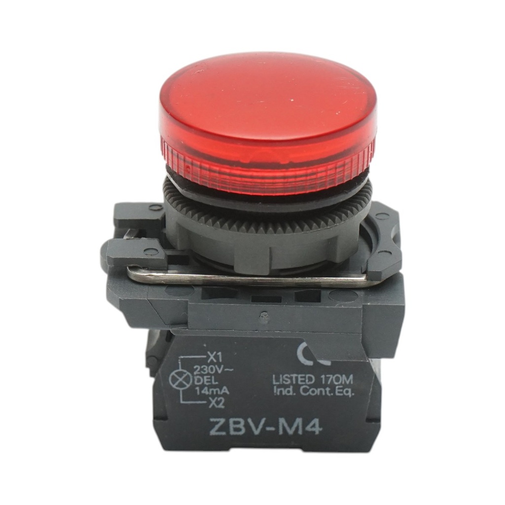 Indicator semnalizare LED rosu 230V, 14mA, TB5