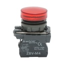 Indicator semnalizare LED rosu 1NO+1NC, 220V, 14mA, TB5
