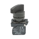 Selector 2 pozitii cu revenire negru 1NO, 240V/10A, TB5-AJ41