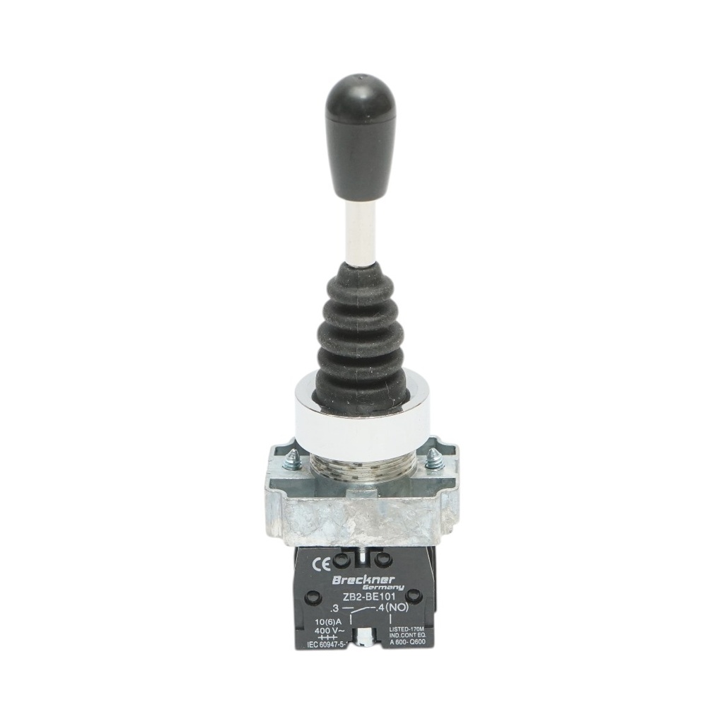 Comutator joystick 2 pozitii cu retinere 2NO, 400V/10A