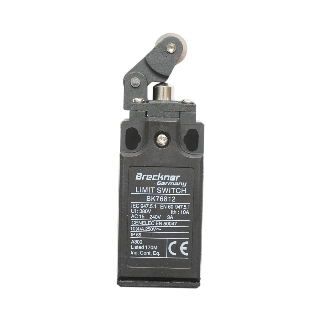 Intrerupator limita cu actuator tip piston, rola orizontala si brat scurt 250V/380V, 10A IP65