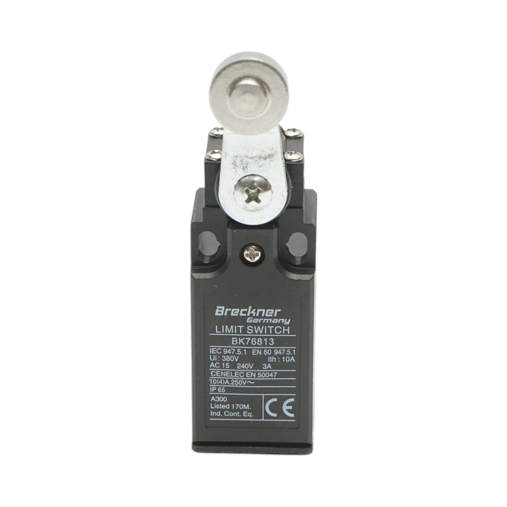 Intrerupator limita cu actuator tip piston si brat reglabil scurt 250V/380V, 10A IP65